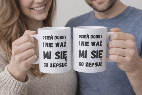 Kubek Dzień dobry i nie waż !