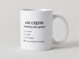 Kubek Jak często chodzisz do cyrku