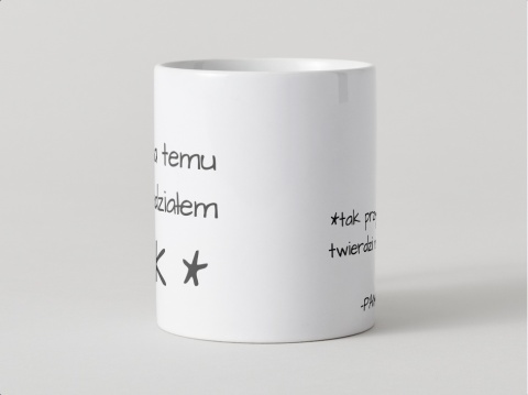 Kubek Lata temu powiedziałem TAK