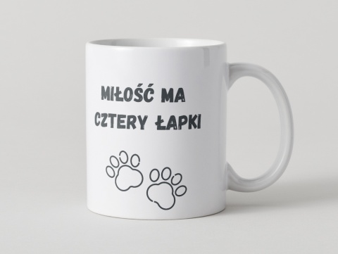 Kubek Miłość ma 4 łapki