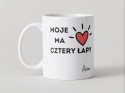 Kubek Moje serce ma 4 łapy