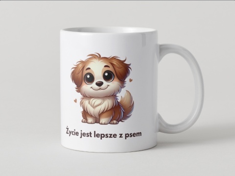 Kubek Życie jest lepsze z psem