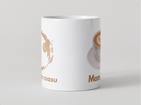 Kubek Nie mam czasu, mam kawę