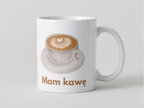 Kubek Nie mam czasu, mam kawę
